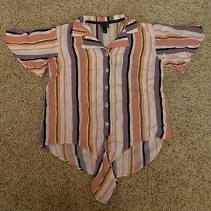 Art Class youth girls striped shirt 7/8 kids